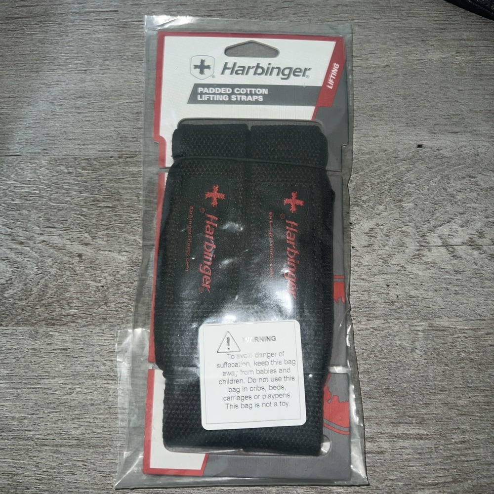 New Harbinger Padded Weight‎ Lifting Straps A